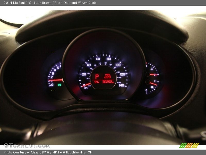 Latte Brown / Black Diamond Woven Cloth 2014 Kia Soul 1.6