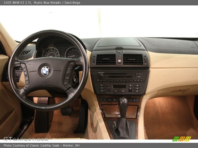 Mystic Blue Metallic / Sand Beige 2005 BMW X3 2.5i