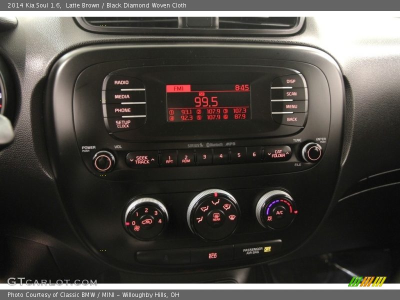 Latte Brown / Black Diamond Woven Cloth 2014 Kia Soul 1.6