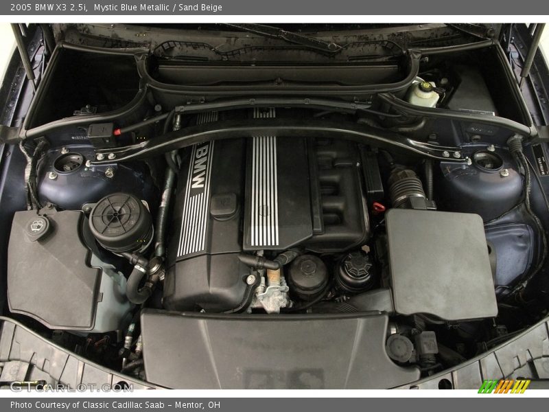 Mystic Blue Metallic / Sand Beige 2005 BMW X3 2.5i