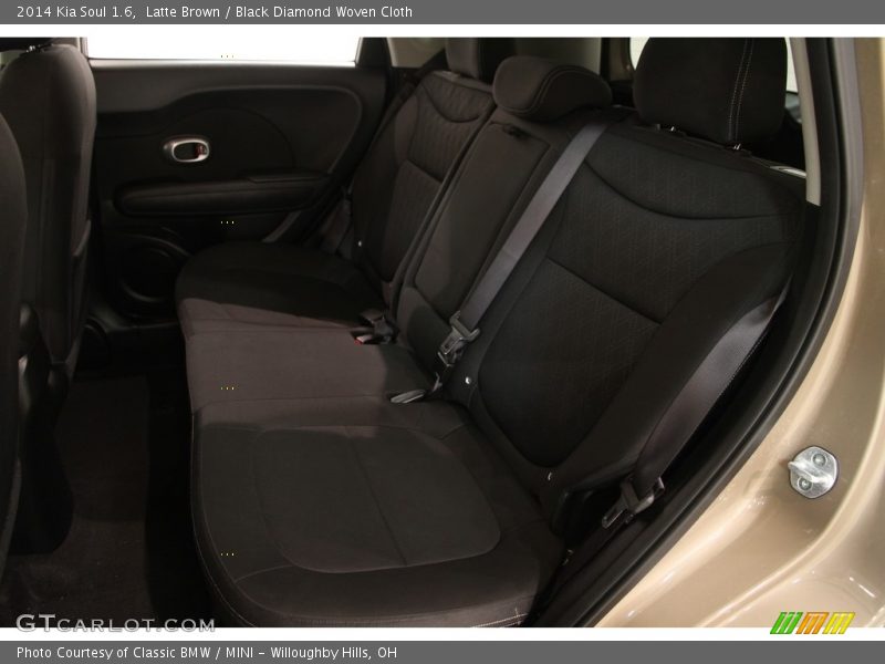 Latte Brown / Black Diamond Woven Cloth 2014 Kia Soul 1.6