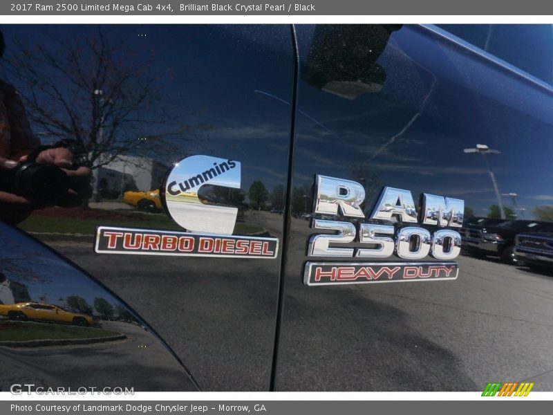 Brilliant Black Crystal Pearl / Black 2017 Ram 2500 Limited Mega Cab 4x4