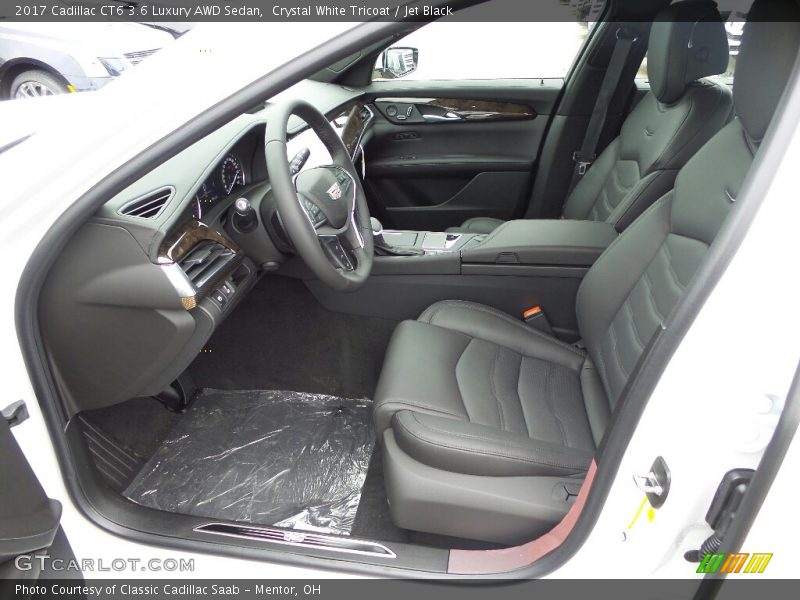 Crystal White Tricoat / Jet Black 2017 Cadillac CT6 3.6 Luxury AWD Sedan
