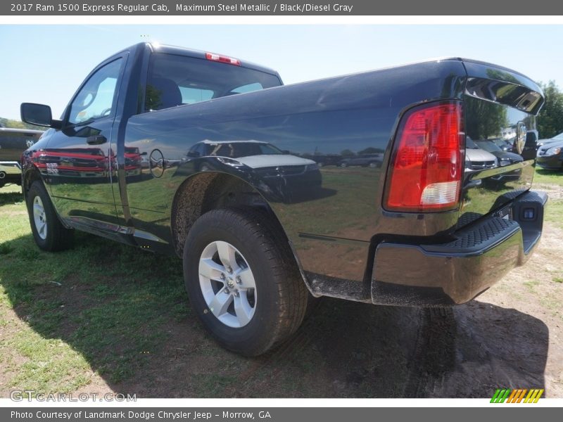 Maximum Steel Metallic / Black/Diesel Gray 2017 Ram 1500 Express Regular Cab
