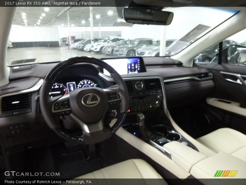 Nightfall Mica / Parchment 2017 Lexus RX 350 AWD