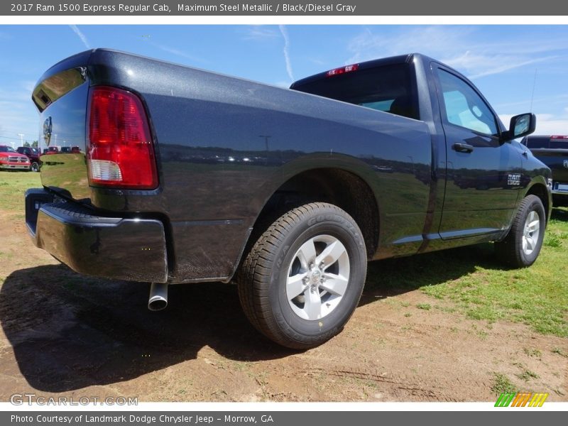 Maximum Steel Metallic / Black/Diesel Gray 2017 Ram 1500 Express Regular Cab