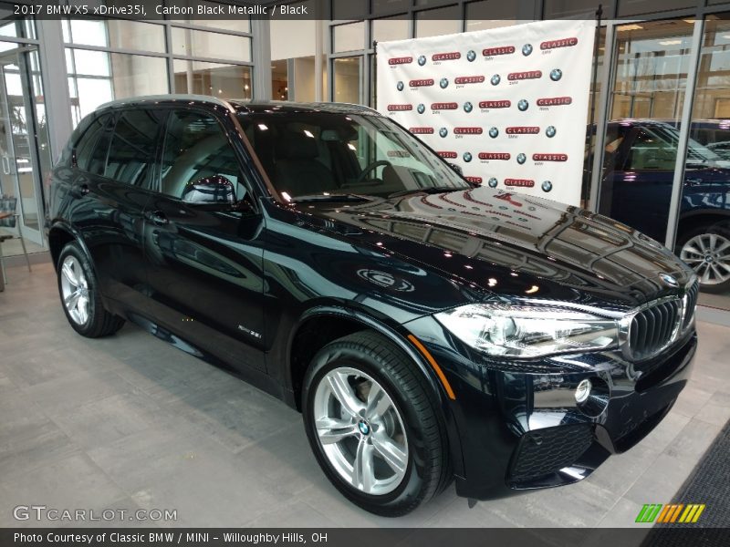 Carbon Black Metallic / Black 2017 BMW X5 xDrive35i