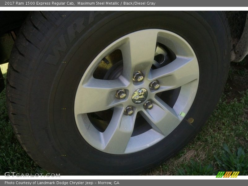 Maximum Steel Metallic / Black/Diesel Gray 2017 Ram 1500 Express Regular Cab