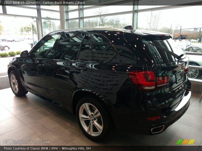 Carbon Black Metallic / Black 2017 BMW X5 xDrive35i