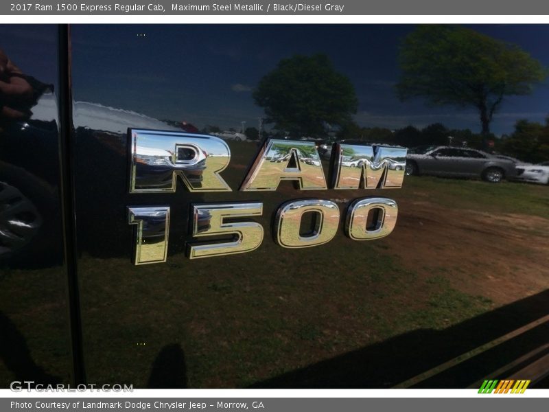 Maximum Steel Metallic / Black/Diesel Gray 2017 Ram 1500 Express Regular Cab