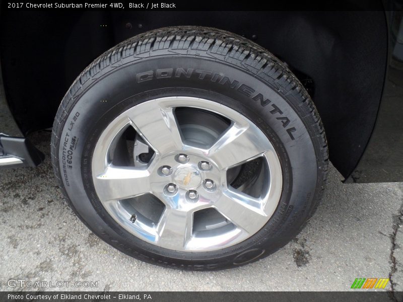 Black / Jet Black 2017 Chevrolet Suburban Premier 4WD