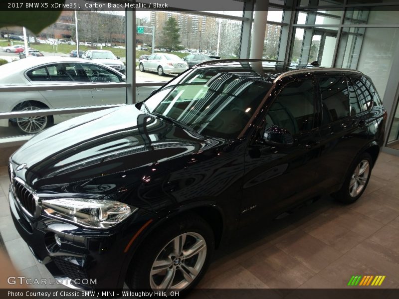 Carbon Black Metallic / Black 2017 BMW X5 xDrive35i