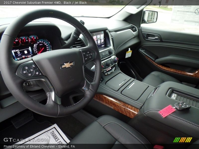 Black / Jet Black 2017 Chevrolet Suburban Premier 4WD
