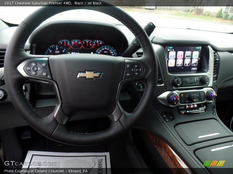 Black / Jet Black 2017 Chevrolet Suburban Premier 4WD