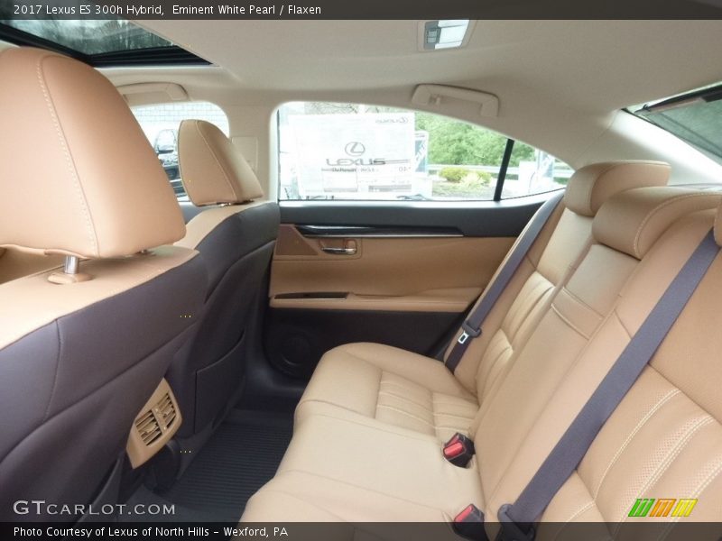 Rear Seat of 2017 ES 300h Hybrid