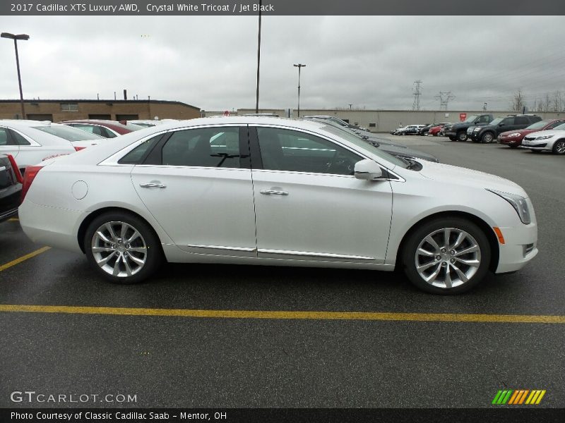 Crystal White Tricoat / Jet Black 2017 Cadillac XTS Luxury AWD