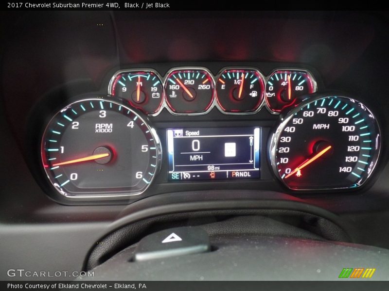 Black / Jet Black 2017 Chevrolet Suburban Premier 4WD