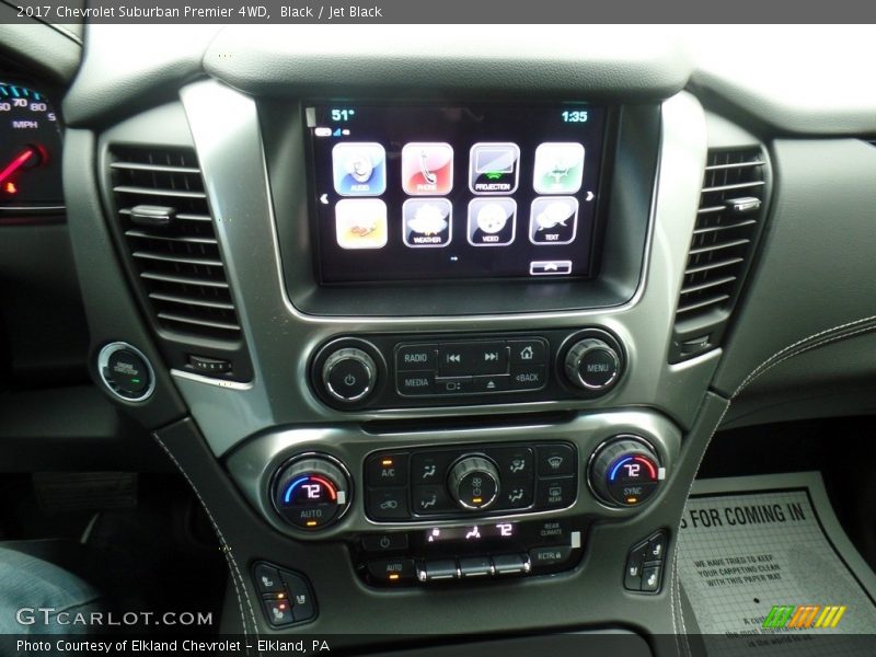 Black / Jet Black 2017 Chevrolet Suburban Premier 4WD