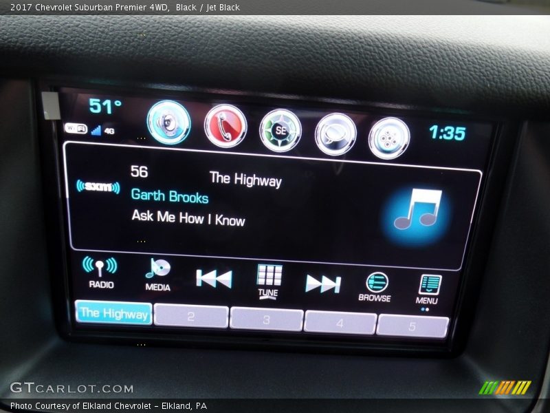Black / Jet Black 2017 Chevrolet Suburban Premier 4WD