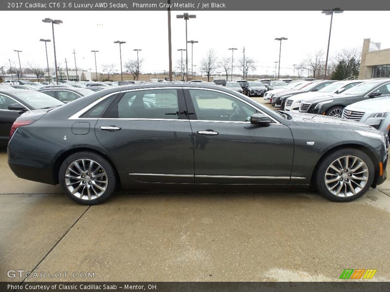 Phantom Gray Metallic / Jet Black 2017 Cadillac CT6 3.6 Luxury AWD Sedan