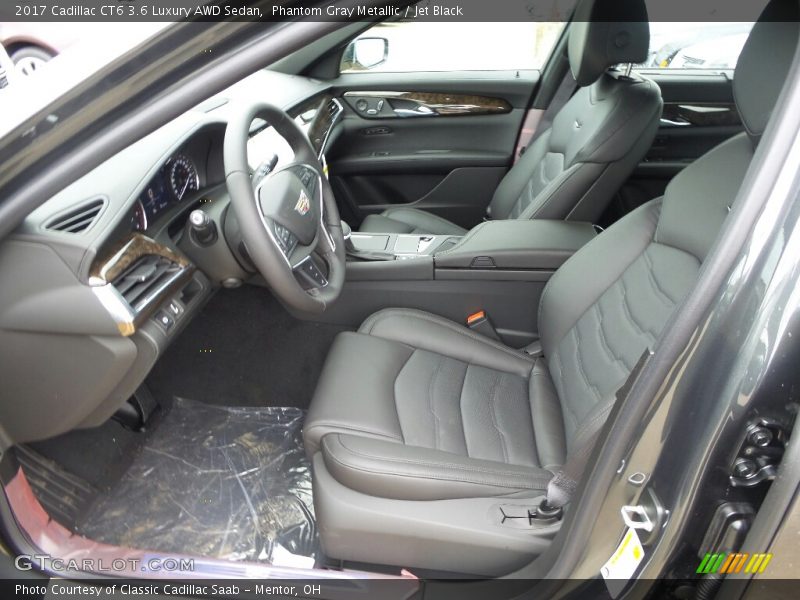 Phantom Gray Metallic / Jet Black 2017 Cadillac CT6 3.6 Luxury AWD Sedan