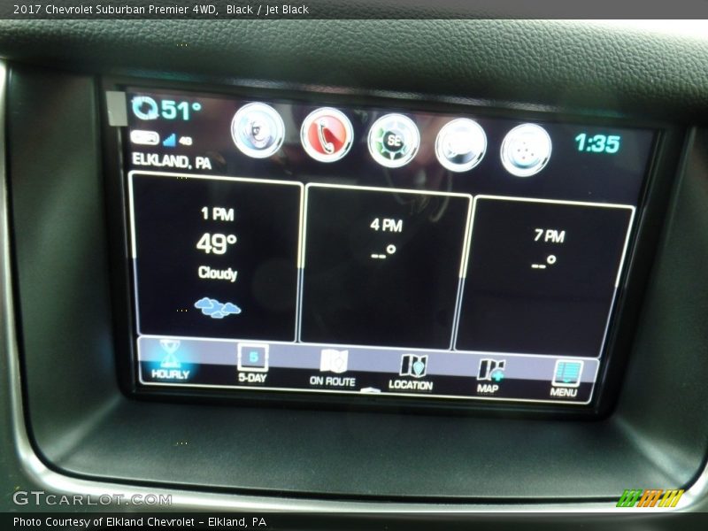 Black / Jet Black 2017 Chevrolet Suburban Premier 4WD