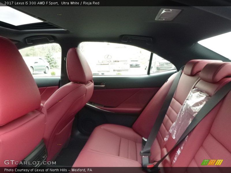 Ultra White / Rioja Red 2017 Lexus IS 300 AWD F Sport