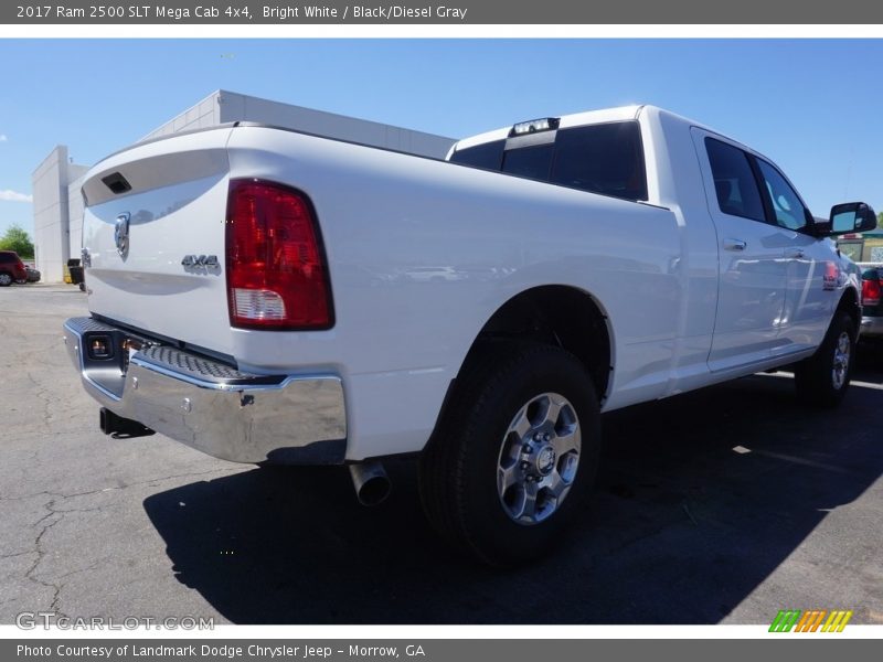 Bright White / Black/Diesel Gray 2017 Ram 2500 SLT Mega Cab 4x4