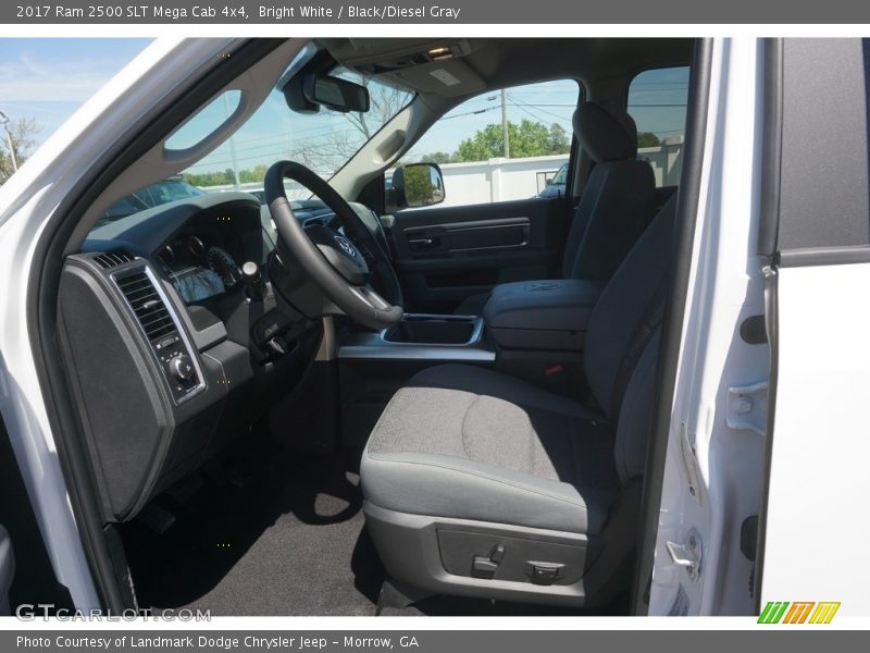 Bright White / Black/Diesel Gray 2017 Ram 2500 SLT Mega Cab 4x4