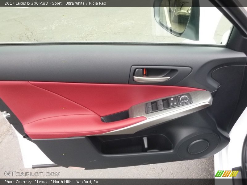 Ultra White / Rioja Red 2017 Lexus IS 300 AWD F Sport