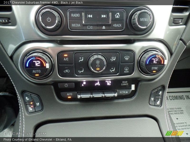 Black / Jet Black 2017 Chevrolet Suburban Premier 4WD