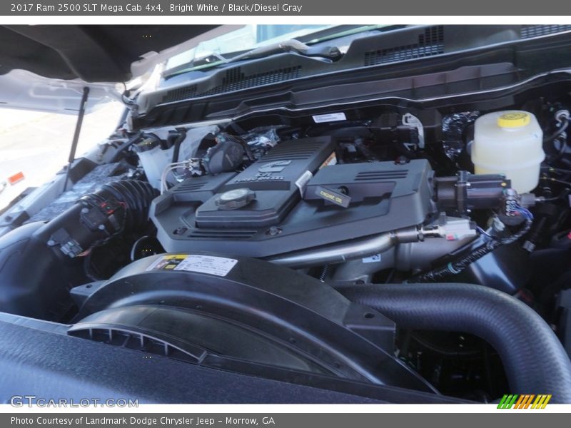 Bright White / Black/Diesel Gray 2017 Ram 2500 SLT Mega Cab 4x4