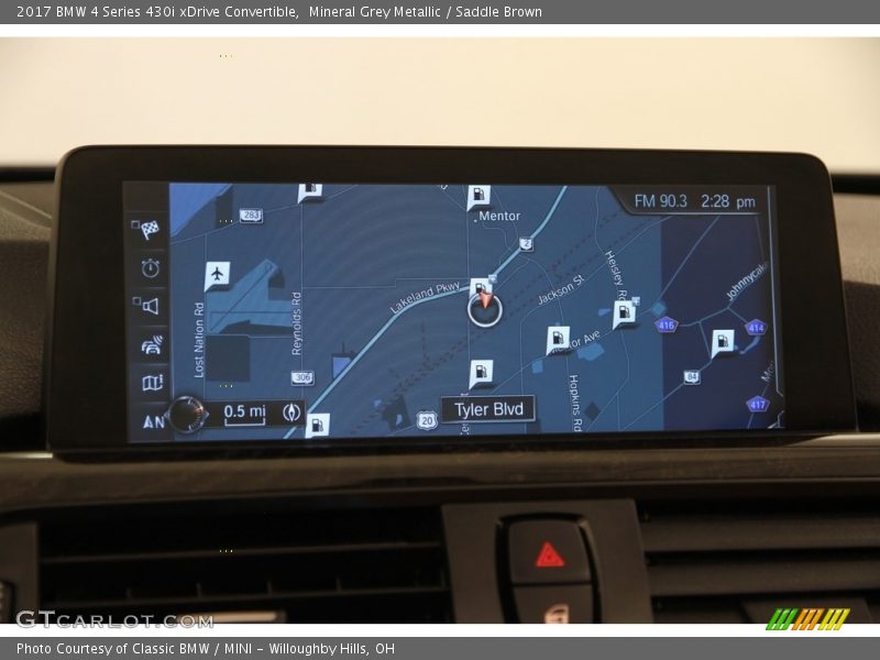 Navigation of 2017 4 Series 430i xDrive Convertible