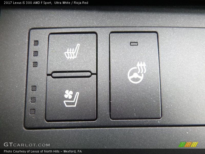 Ultra White / Rioja Red 2017 Lexus IS 300 AWD F Sport