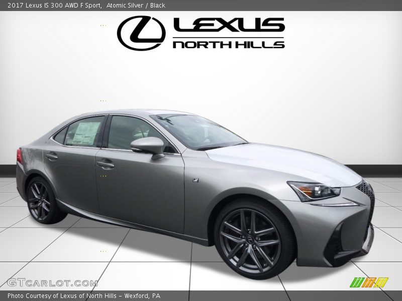 Atomic Silver / Black 2017 Lexus IS 300 AWD F Sport