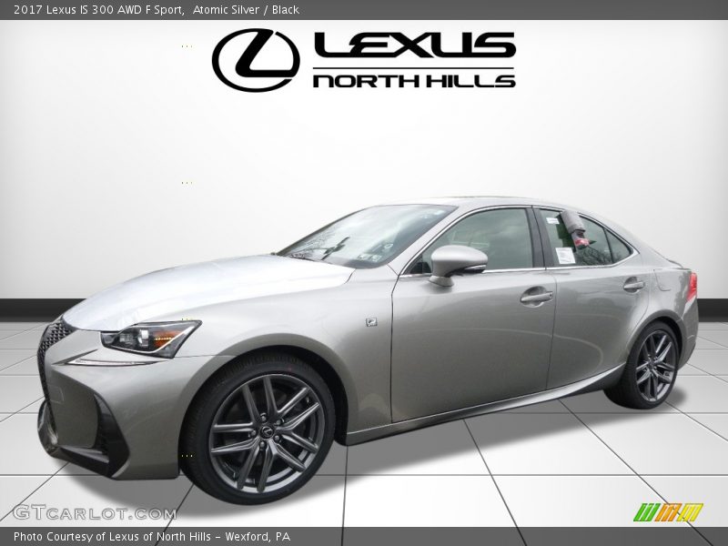 Atomic Silver / Black 2017 Lexus IS 300 AWD F Sport