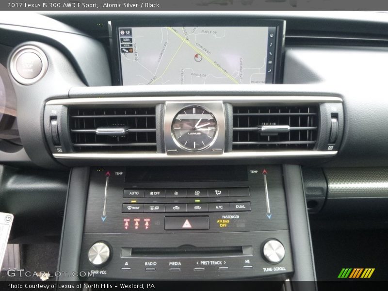 Atomic Silver / Black 2017 Lexus IS 300 AWD F Sport