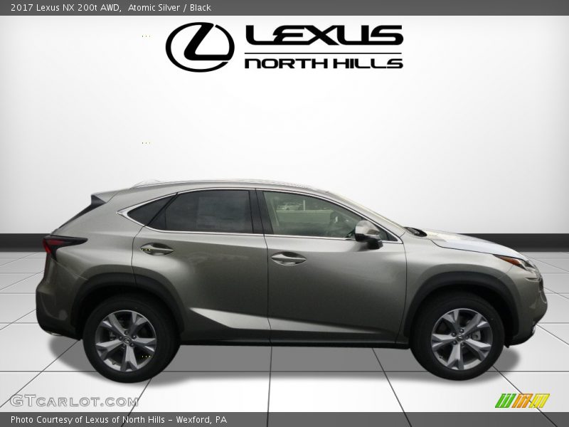 Atomic Silver / Black 2017 Lexus NX 200t AWD