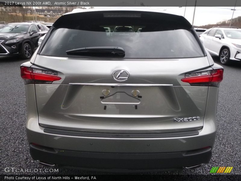 Atomic Silver / Black 2017 Lexus NX 200t AWD