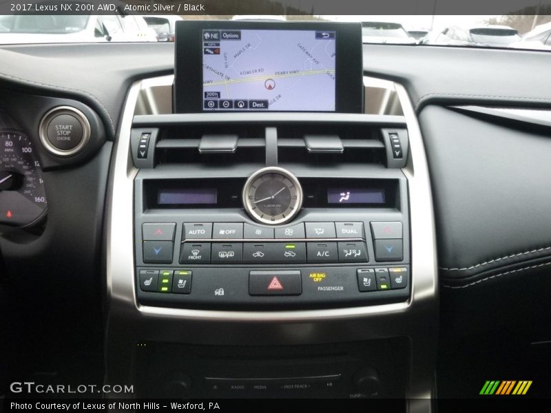 Atomic Silver / Black 2017 Lexus NX 200t AWD