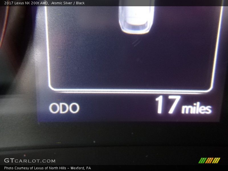 Atomic Silver / Black 2017 Lexus NX 200t AWD