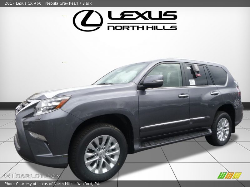 Nebula Gray Pearl / Black 2017 Lexus GX 460