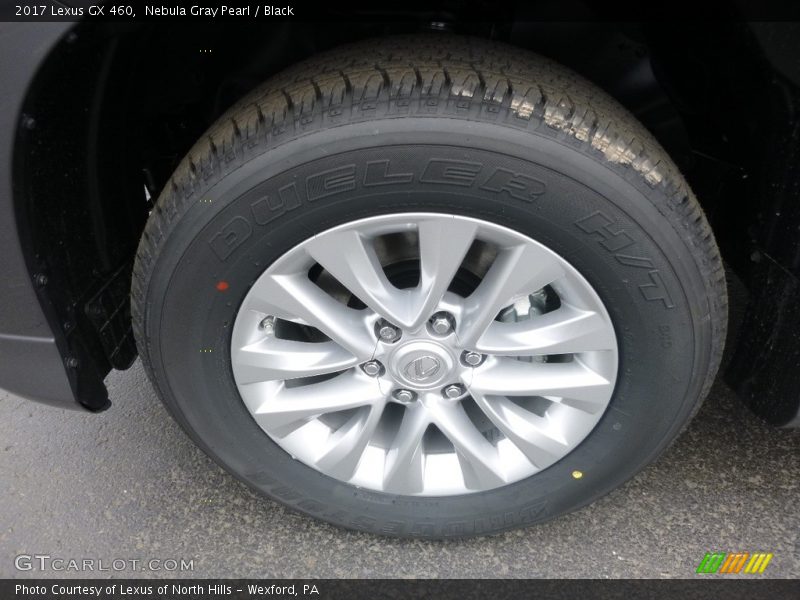 Nebula Gray Pearl / Black 2017 Lexus GX 460