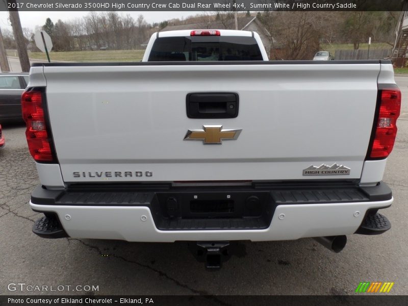 Summit White / High Country Saddle 2017 Chevrolet Silverado 3500HD High Country Crew Cab Dual Rear Wheel 4x4