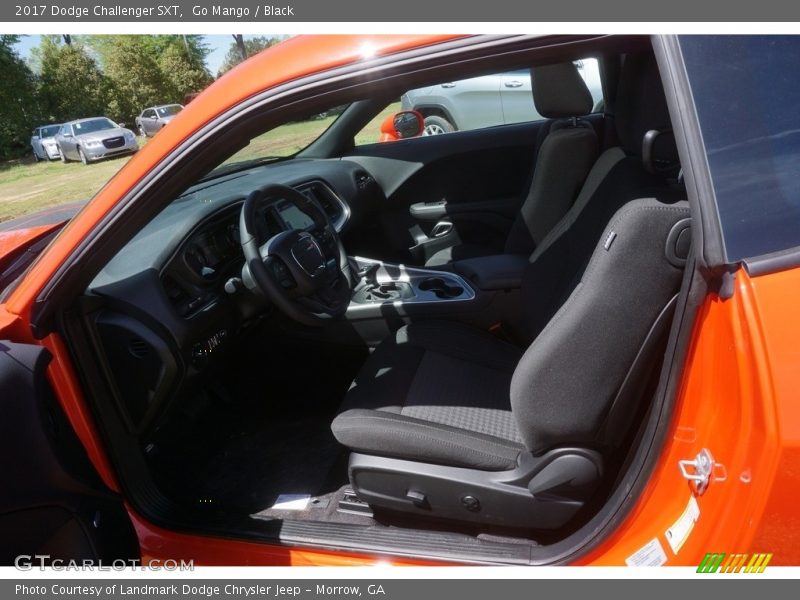 Go Mango / Black 2017 Dodge Challenger SXT