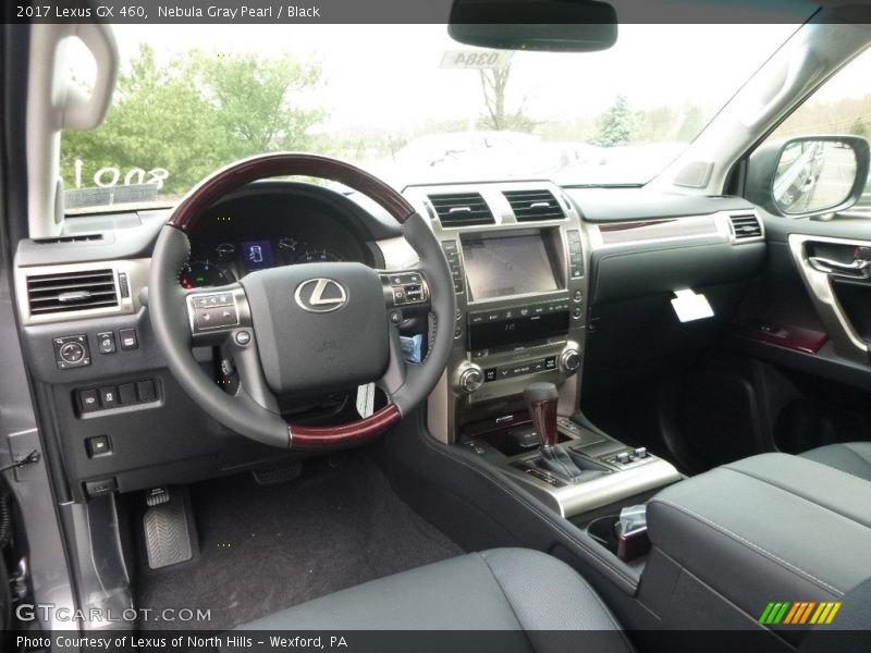 Nebula Gray Pearl / Black 2017 Lexus GX 460