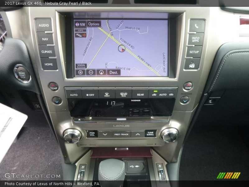 Nebula Gray Pearl / Black 2017 Lexus GX 460