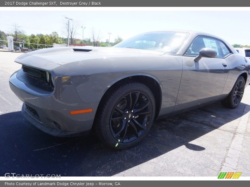 Destroyer Grey / Black 2017 Dodge Challenger SXT