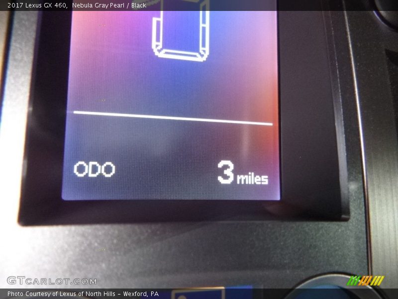 Nebula Gray Pearl / Black 2017 Lexus GX 460
