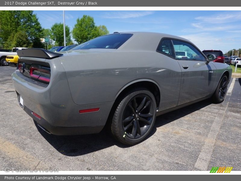 Destroyer Grey / Black 2017 Dodge Challenger SXT